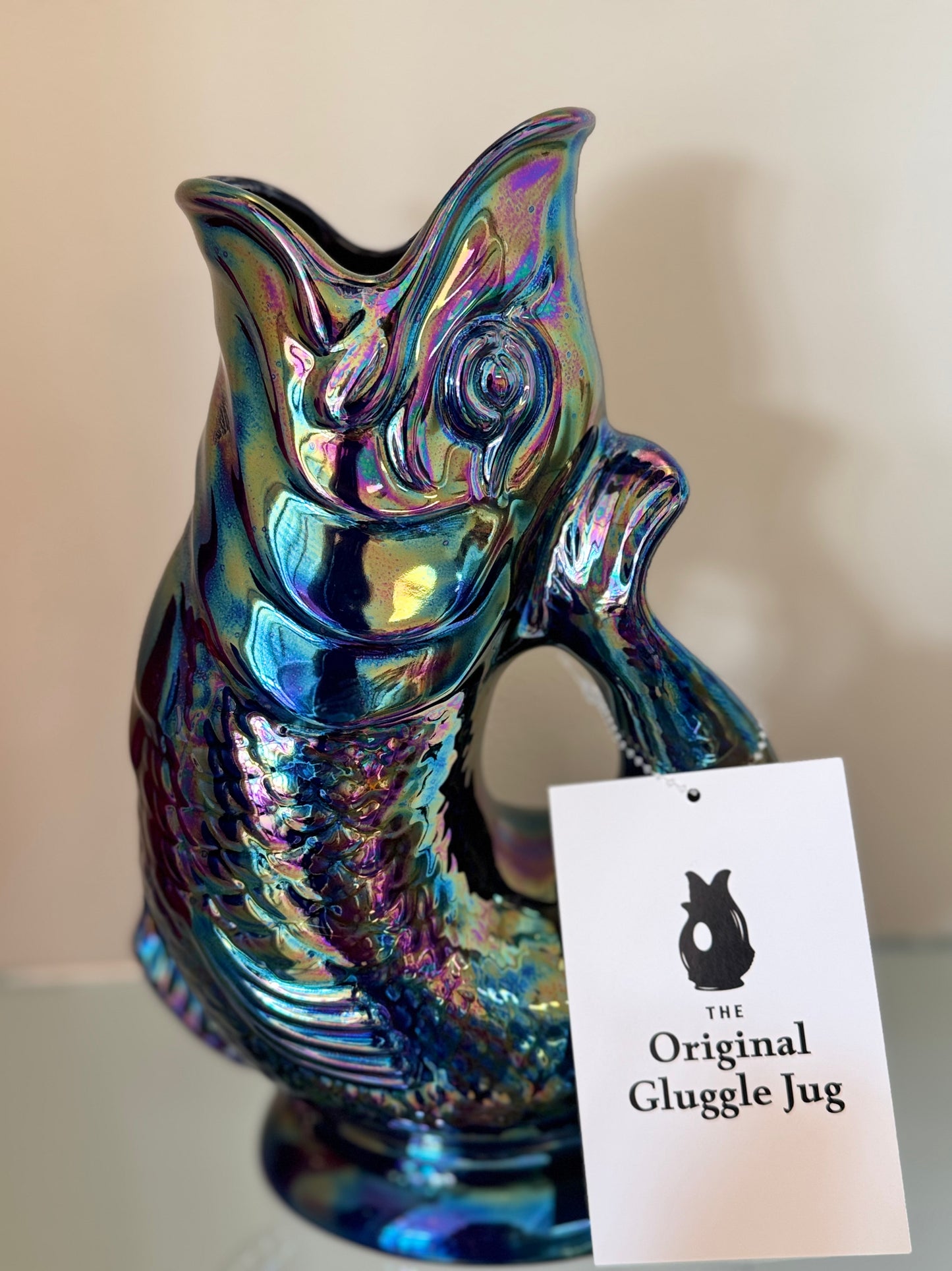 The Original Gluggle Jug -XL Cobalt Lustre