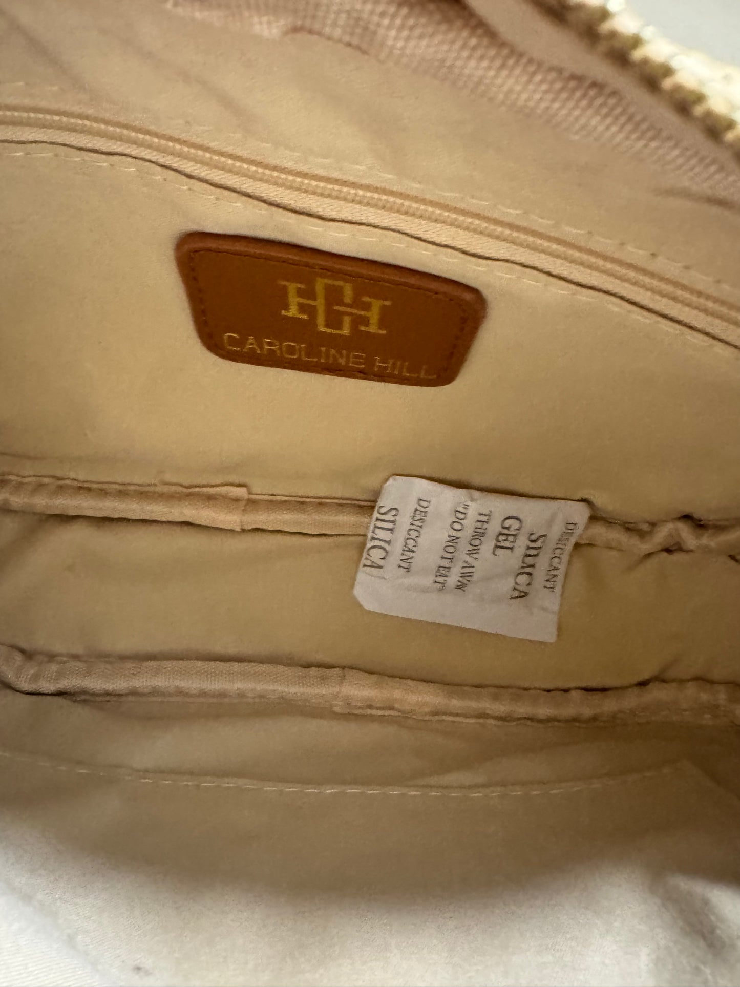 Caroline Hill GIANNA CROSSBODY BAG - NATURAL CAMEL