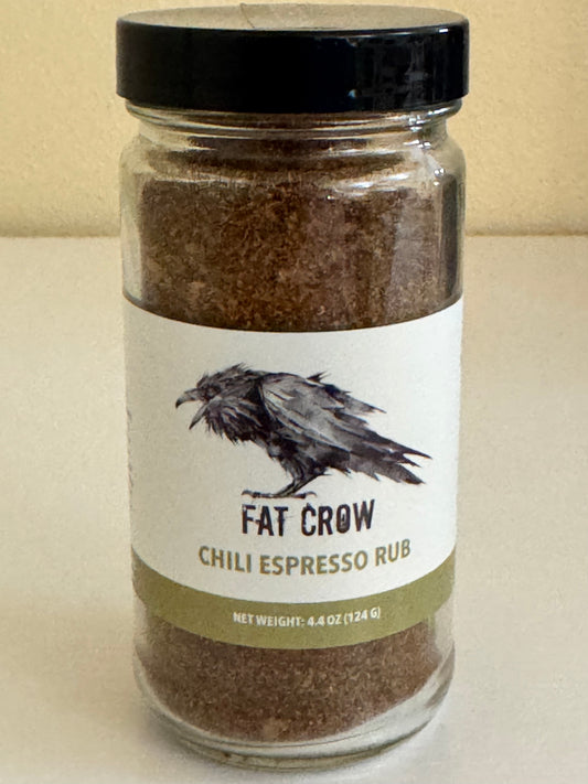 Fat Crow Chili Espresso Rub - 4.4oz