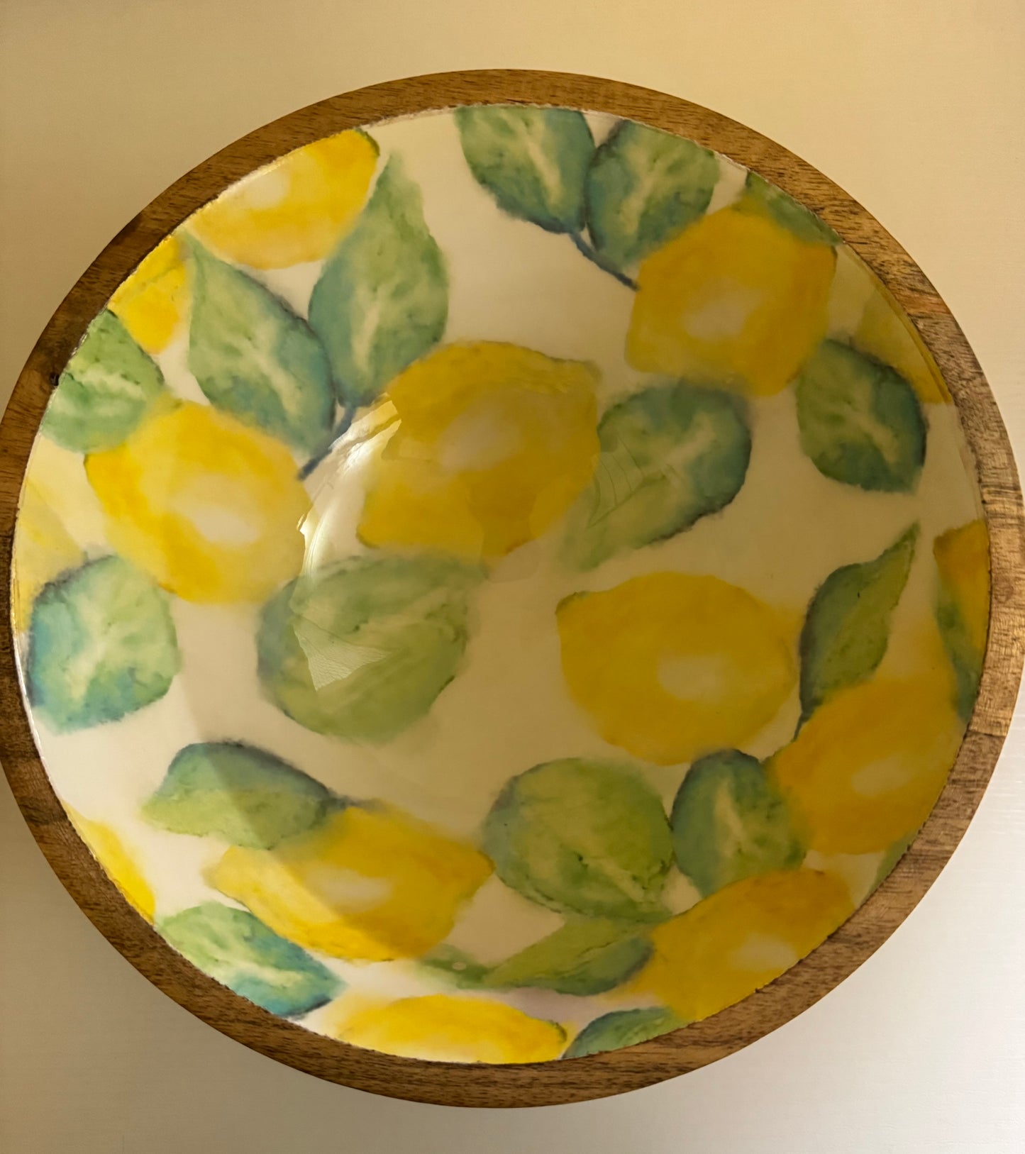 Lemon Verbena Wood Bowl
