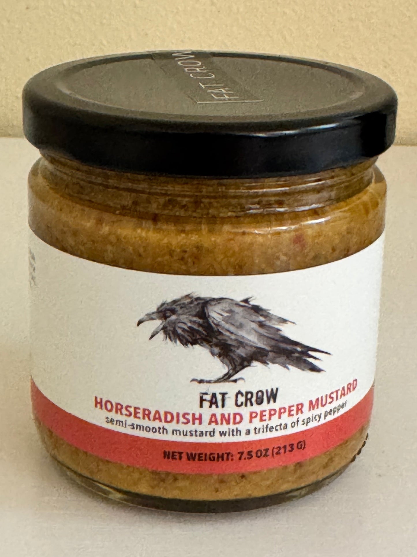 Fat Crow Horseradish and Pepper Mustard - 7.5oz
