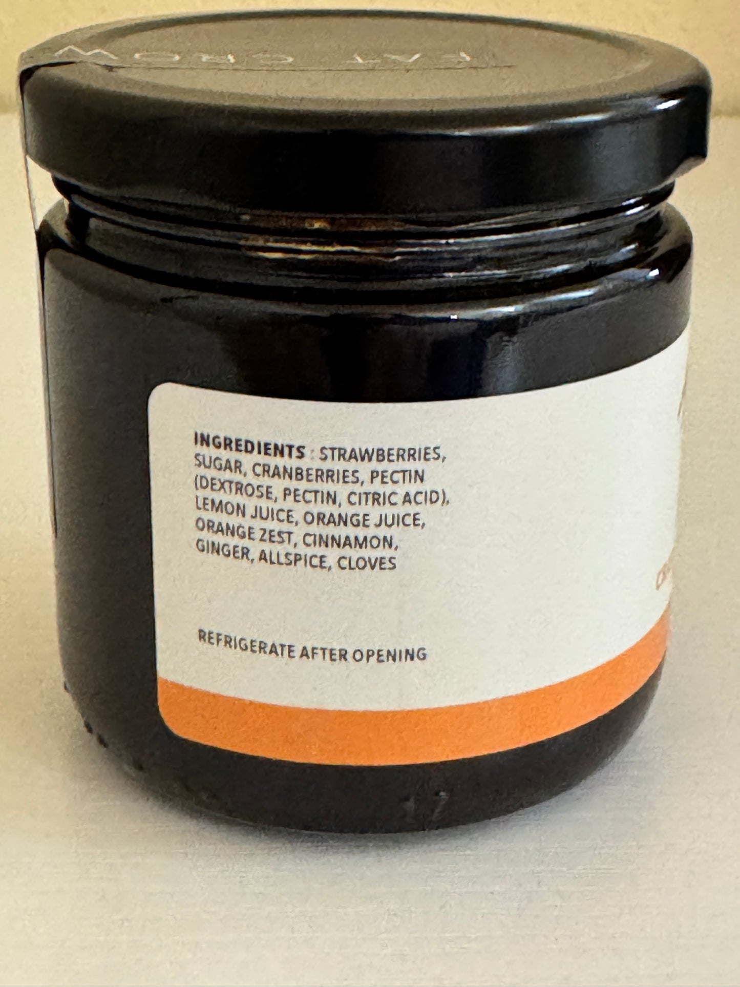 Fat Crow Cranberry Orange Spice Jam - 8.25oz