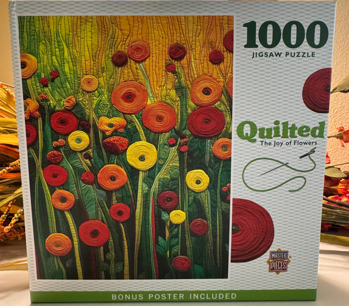 Quilted - The Joy of Flowers 1000pc Puzzle