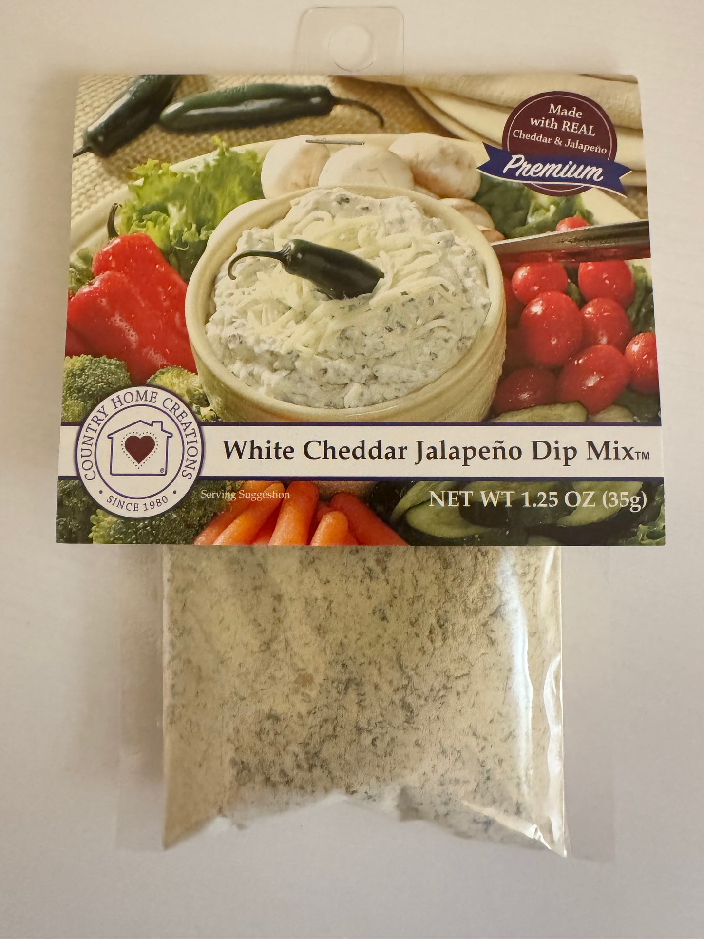 Country Home Creations White Cheddar Jalapeño Dip Mix - 1.25oz