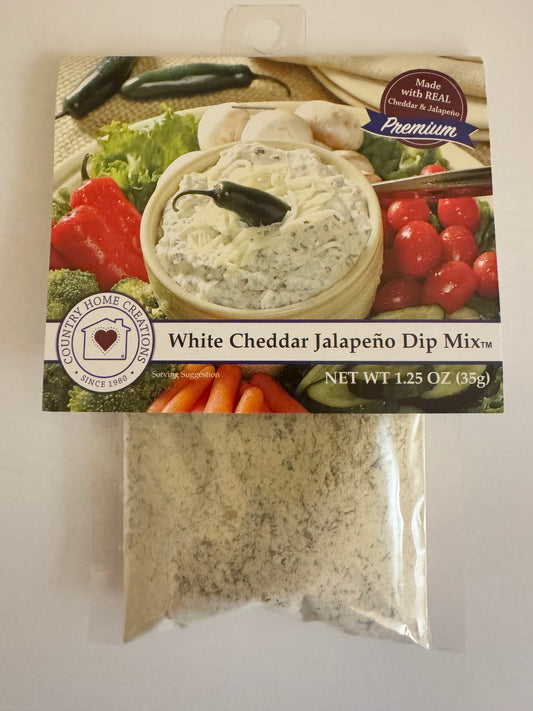 Country Home Creations White Cheddar Jalapeño Dip Mix - 1.25oz