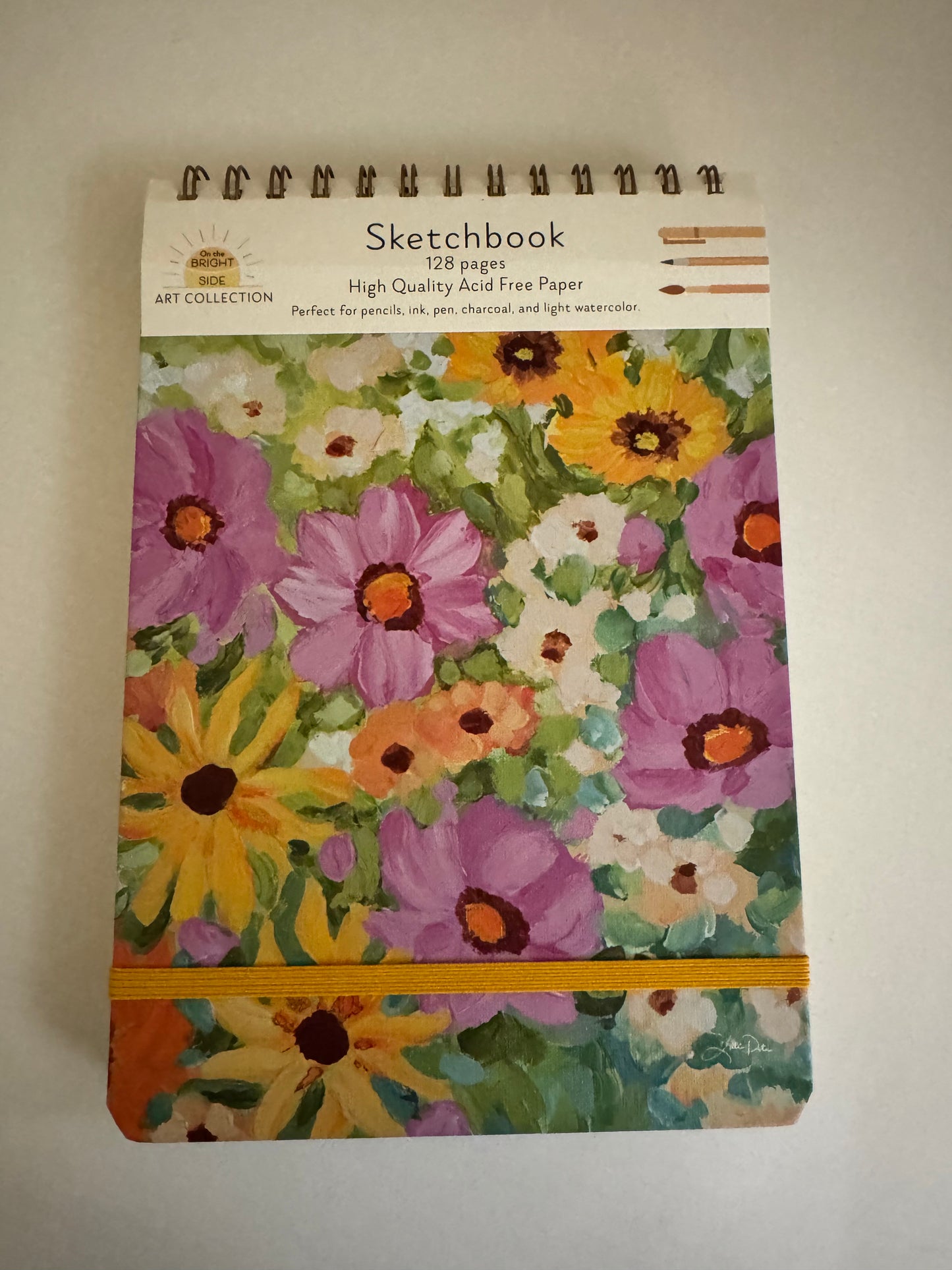 Cheerful Floral Sketchbook