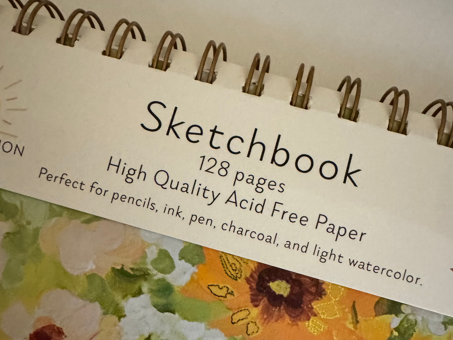 Cheerful Floral Sketchbook