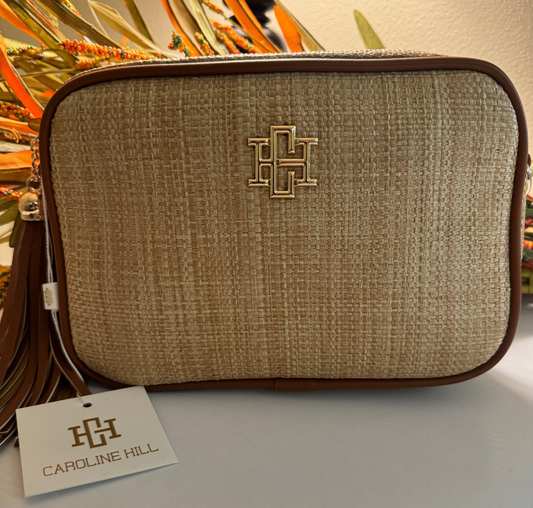 Caroline Hill - Margoe Crossbody Camera Bag - Natural Saddle