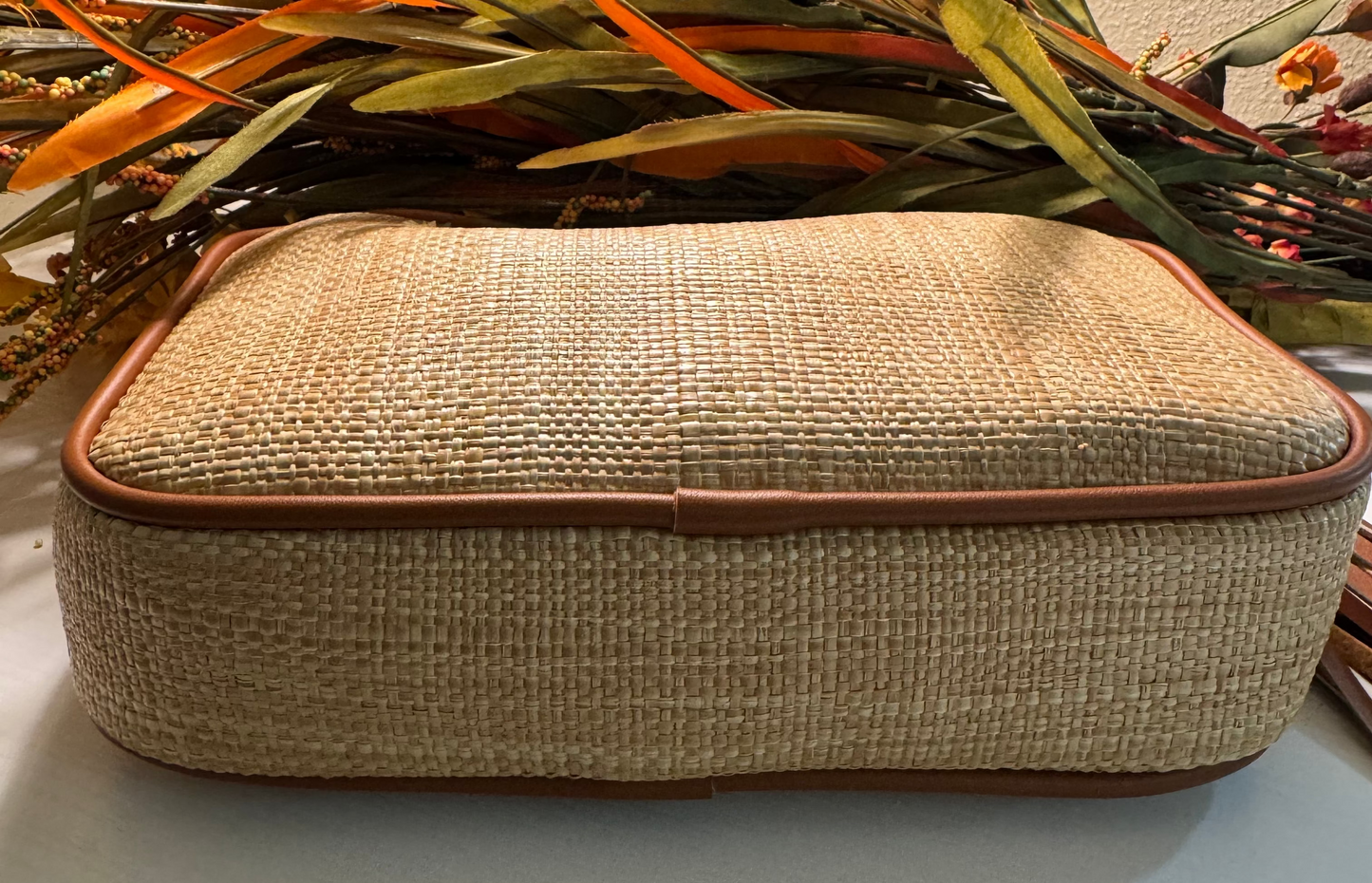 Caroline Hill - Margoe Crossbody Camera Bag - Natural Saddle
